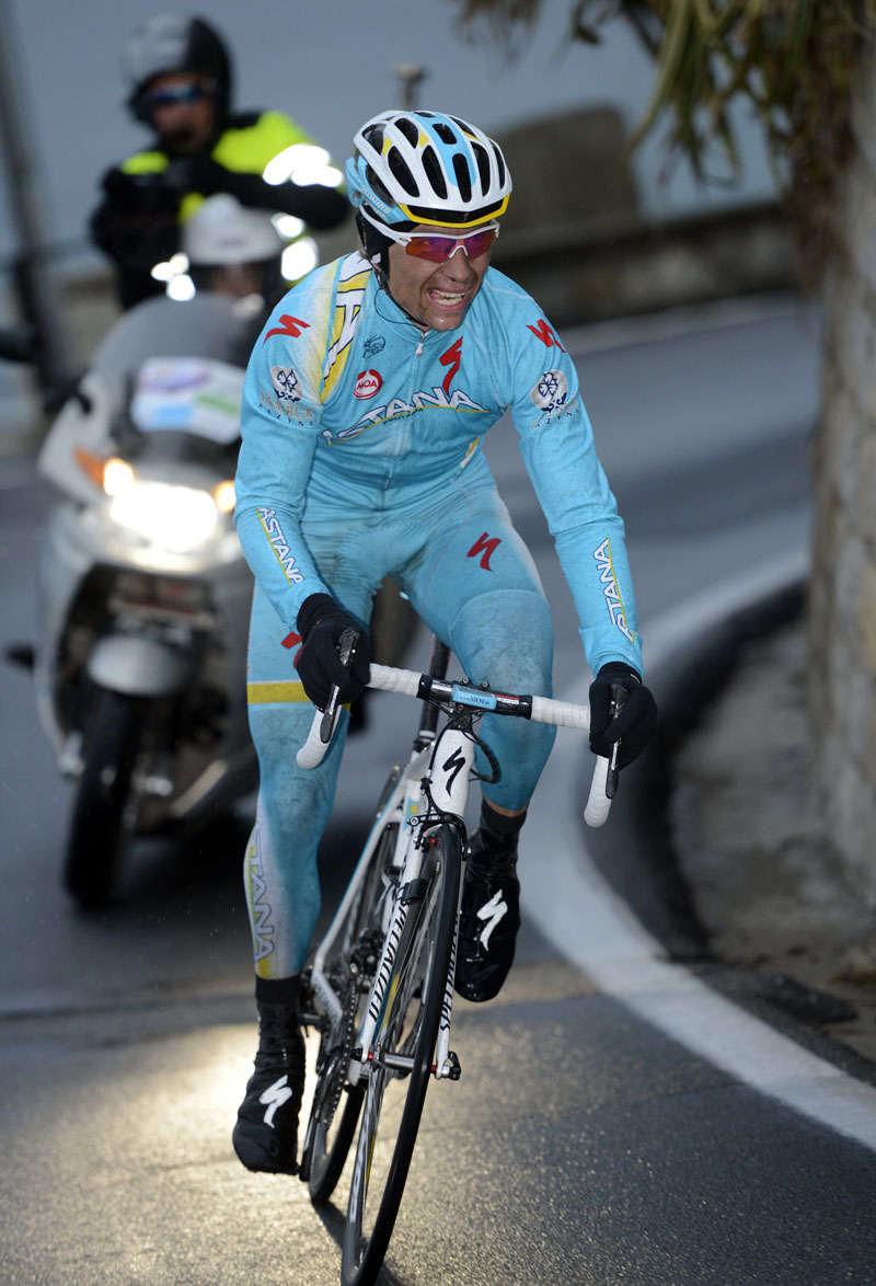 Maxim Iginskiy chases, Milan-San Remo 2013