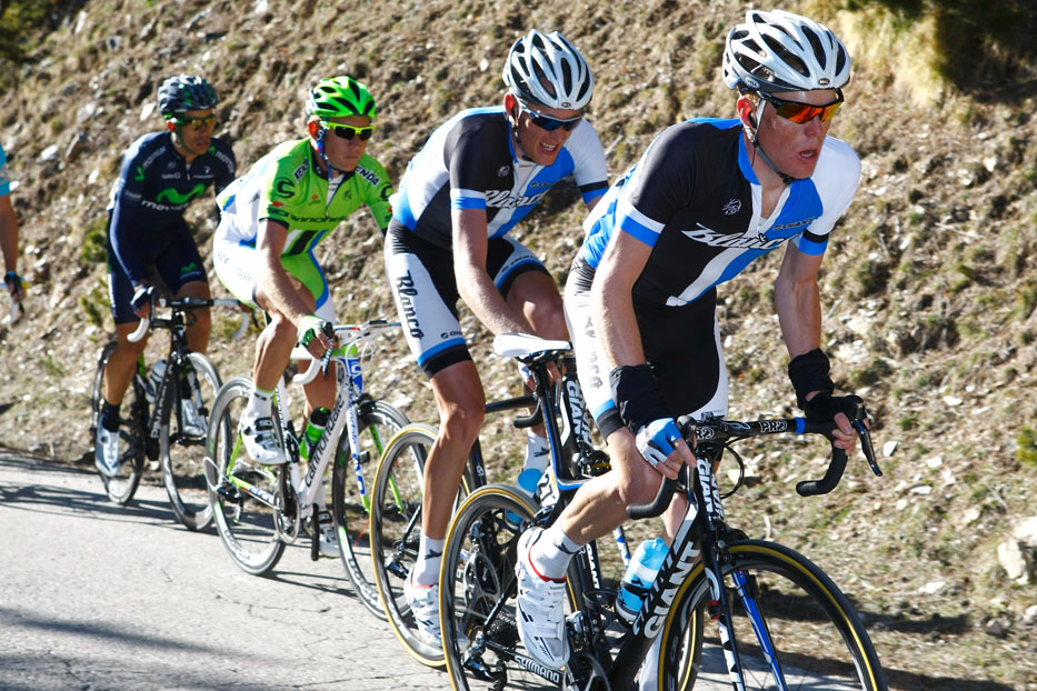 Steven Kruijswijk leads, Volta a Catalunya 2013, stage three
