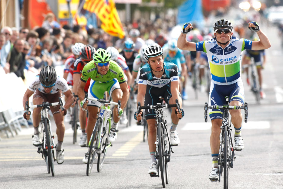 Simon Gerrans wins stage six, Volta a Catalunya 2013 Simon Gerrans wins stage six, Volta a Catalunya 2013