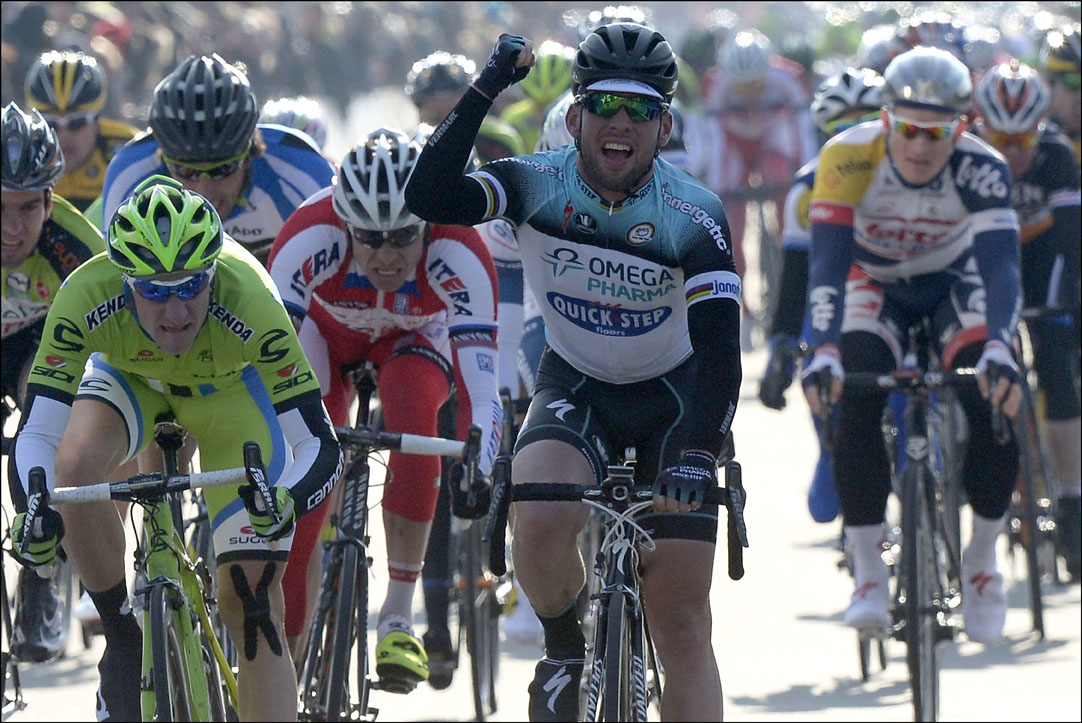 Mark Cavendish wins stage two of Three Days of De Panne 2013 Mark Cavendish wins stage two of Three Days of De Panne 2013