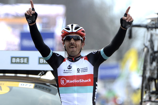 Photo: Fabian Cancellara wins 2013 Tour of Flanders. 