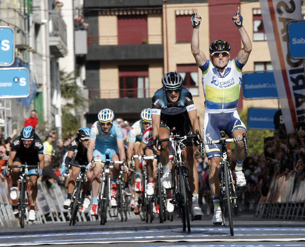 Simon Gerrans wins, Tour of the Basque Country 2013, stage one Simon Gerrans wins, Tour of the Basque Country 2013, stage one
