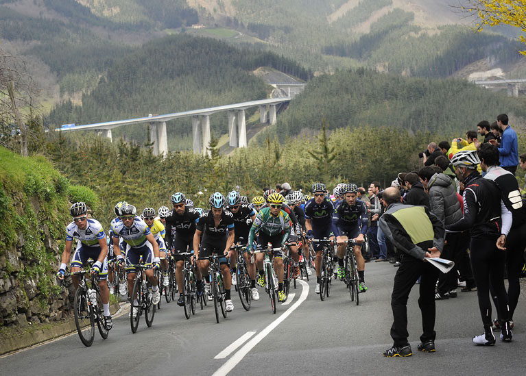 GreenEdge chase, Tour of the Basque Country 2013, stage two GreenEdge chase, Tour of the Basque Country 2013, stage two