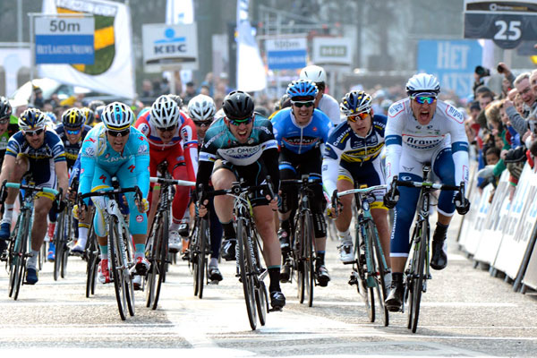 Marcel Kittel and Mark Cavendish, Scheldeprijs 2013 Marcel Kittel and Mark Cavendish, Scheldeprijs 2013