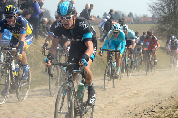 Geraint Thomas, Paris-Roubaix 2013 Geraint Thomas, Paris-Roubaix 2013