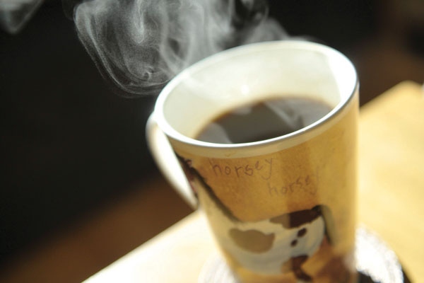 Hot cup of coffee Hot cup of coffee