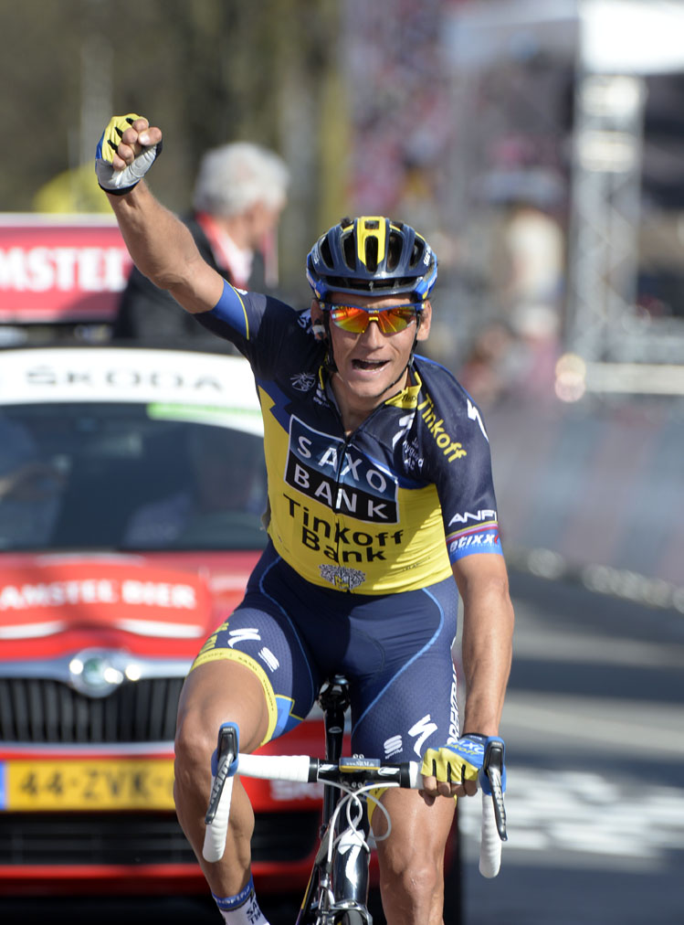 Roman Kreuziger wins solo, Amstel Gold Race 2013 Roman Kreuziger wins solo, Amstel Gold Race 2013