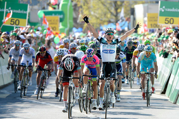 Gianni Meersman wins Tour de Romandie 2013 stage one Gianni Meersman wins Tour de Romandie 2013 stage one