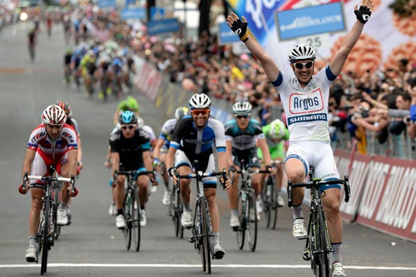 Photo: John Degenkolb wins, Giro d'Italia 2013, stage five. 