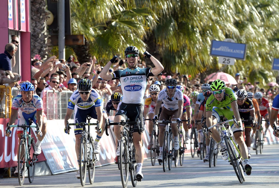 Mark Cavendish wins, Giro d'Italia 2013, stage six
