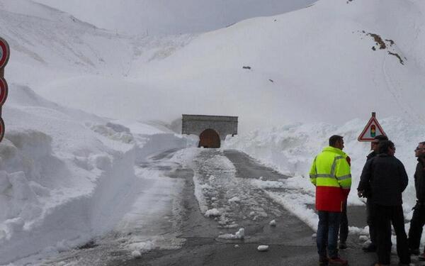 Col du Galibier, May 13 Col du Galibier, May 13
