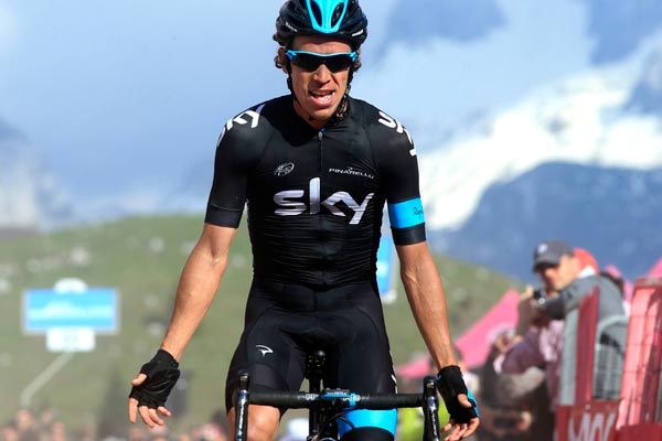 Photo: Rigoberto Uran, stage winner, Giro d'Italia 2013, stage 10. 