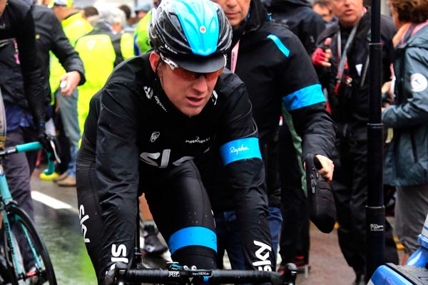 Bradley Wiggins after stage 12 of the 2013 Giro d'Italia Bradley Wiggins after stage 12 of the 2013 Giro d'Italia