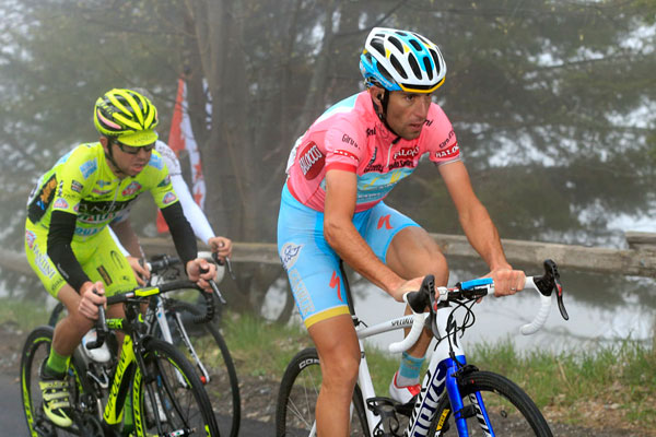 Nibali and Santambrogio, Giro d'Italia 2013, stage 14 Nibali and Santambrogio, Giro d'Italia 2013, stage 14