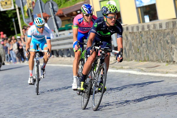Benat Intxausti leads escape, Giro d'Italia 2013, stage 16 Benat Intxausti leads escape, Giro d'Italia 2013, stage 16