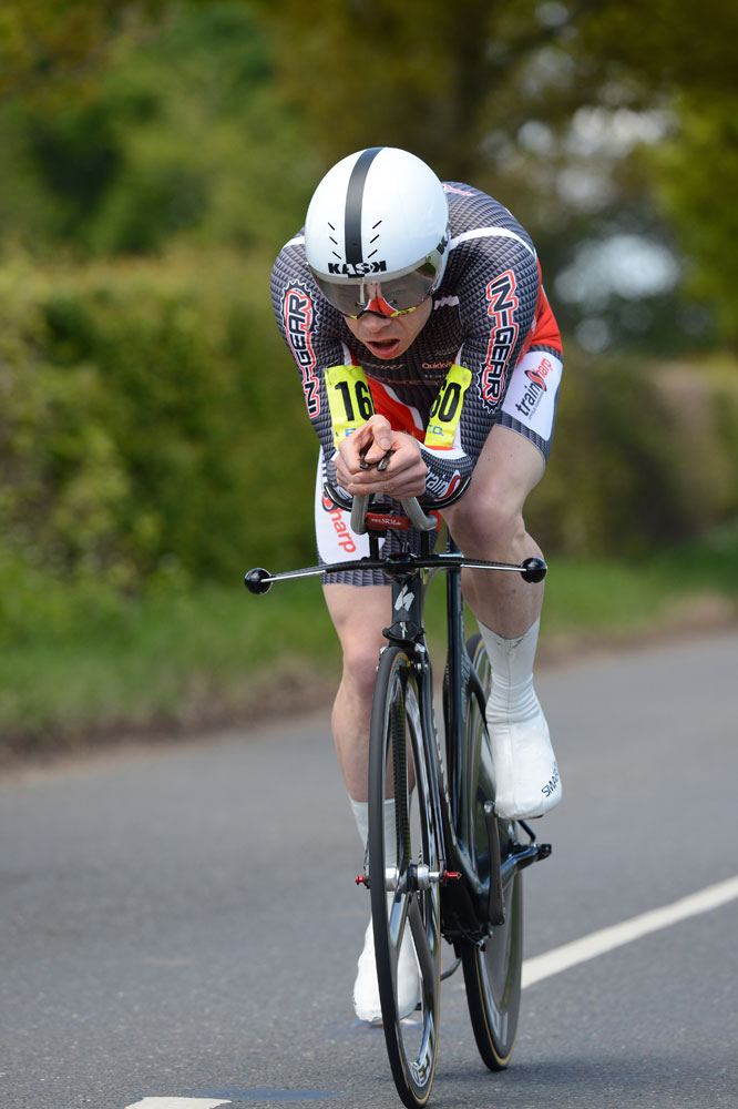 Michael Hutchinson, winner, National 10-mile time trial 2013 Michael Hutchinson, winner, National 10-mile time trial 2013