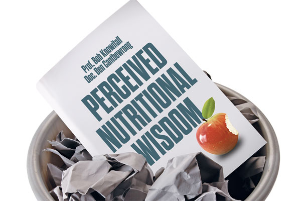 Book, perceived nutritional wisdow Book, perceived nutritional wisdow