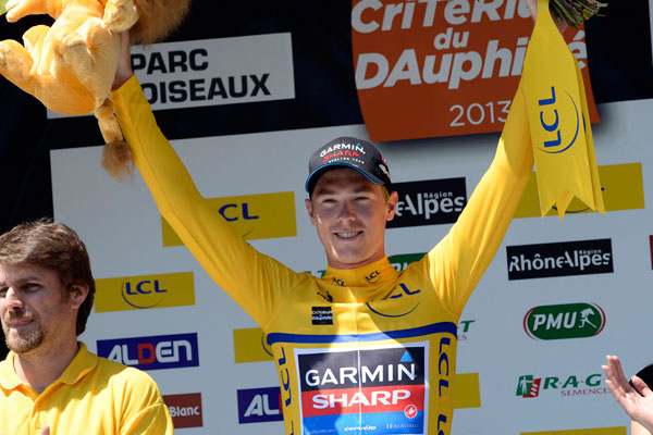 Rohan Dennis takes race lead, Criterium du Dauphine 2013, stage 4 ITT Rohan Dennis takes race lead, Criterium du Dauphine 2013, stage 4 ITT