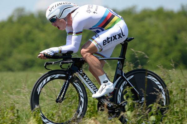Stage winner Tony Martin, Criterium du Dauphine 2013, stage 4 ITT Stage winner Tony Martin, Criterium du Dauphine 2013, stage 4 ITT