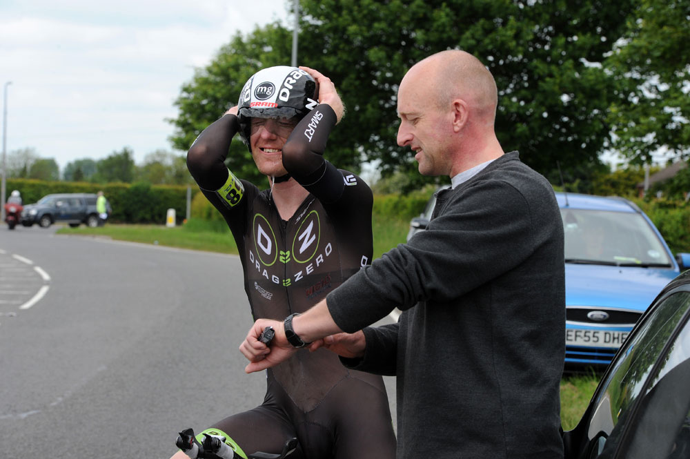 nat25-2013-Bottrill-waits-for-timings.jpg Matt Bottrill waits for timings, National 25-mile time trial championships