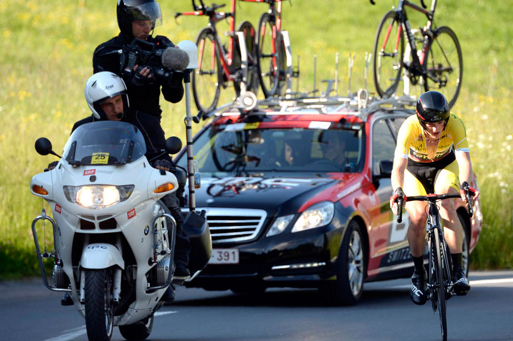 Mathias Frank, Tour de Suisse 2013, stage nine TT Mathias Frank, Tour de Suisse 2013, stage nine TT