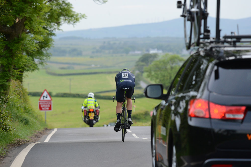 Alex Dowsett, men's winner, British time trial championships 2013 Alex Dowsett, men's winner, British time trial championships 2013