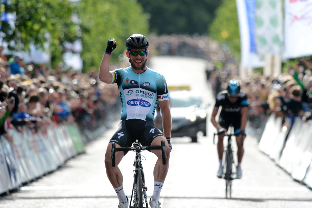 Mark Cavendish wins, British road race national champs 2013 Mark Cavendish wins, British road race national champs 2013