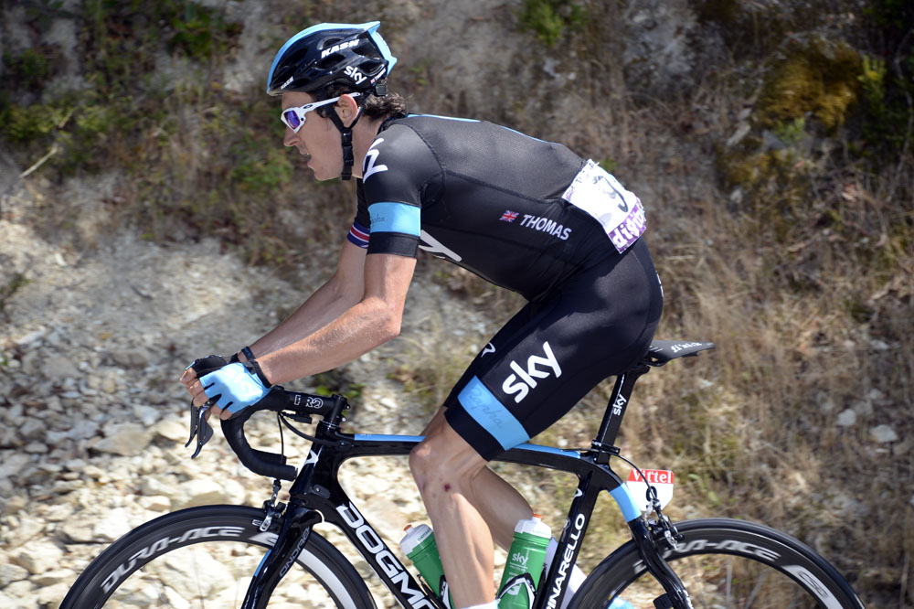 Geraint Thomas, Tour de France 2013, stage two Geraint Thomas, Tour de France 2013, stage two