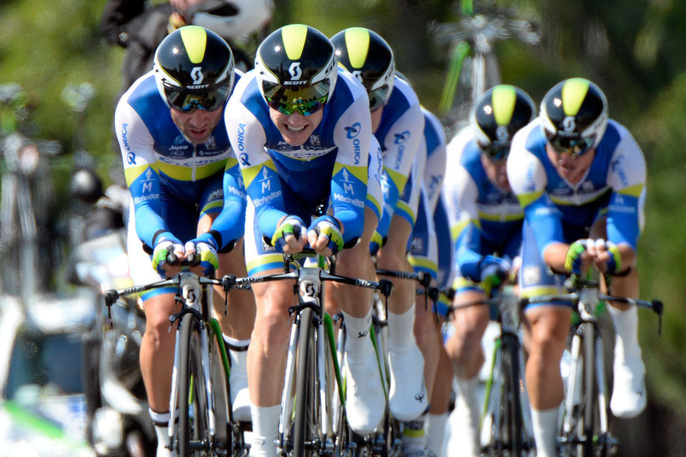 Orica-GreenEdge, Tour de France 2013, stage four TTT Orica-GreenEdge, Tour de France 2013, stage four TTT