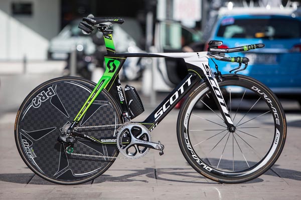 Cameron Meyer's Scott Plasma 3 TT bike, Tour de France 2013 Cameron Meyer's Scott Plasma 3 TT bike, Tour de France 2013