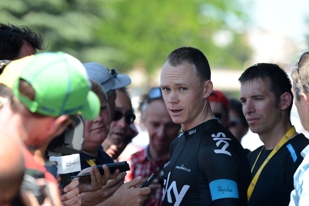 Chris Froome, Tour de France 2013, stage six Chris Froome, Tour de France 2013, stage six