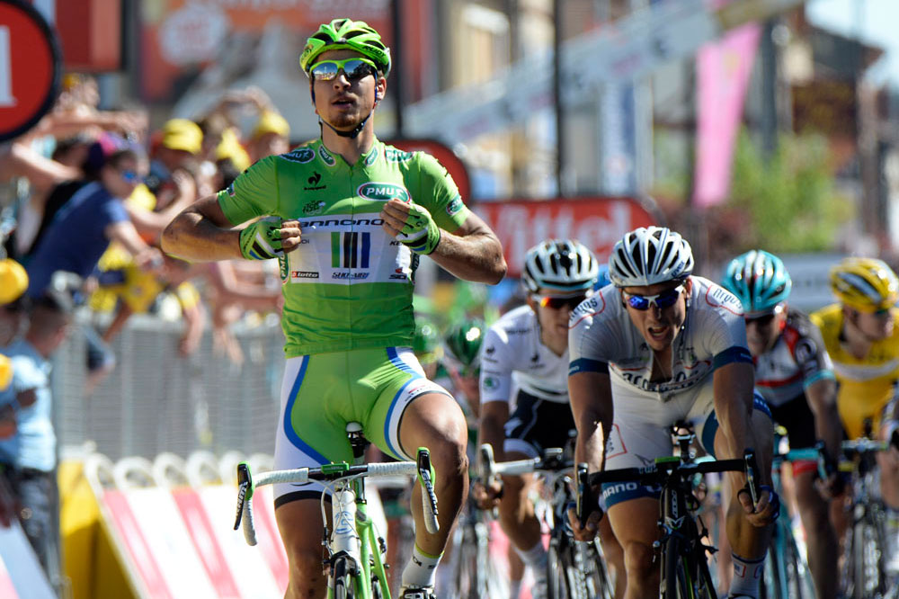 Peter Sagan wins stage seven of the 2013 Tour de France Peter Sagan wins stage seven of the 2013 Tour de France