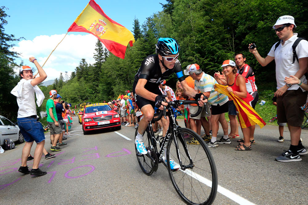 Chris Froome solo, Tour de France 2013, stage eight Chris Froome solo, Tour de France 2013, stage eight