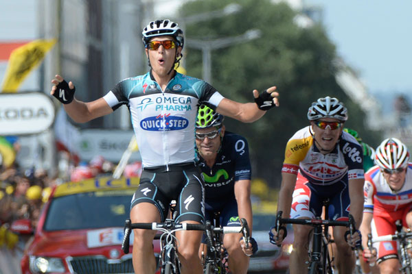 Matteo Trentin wins stage 14 of 2013 Tour de France Matteo Trentin wins stage 14 of 2013 Tour de France