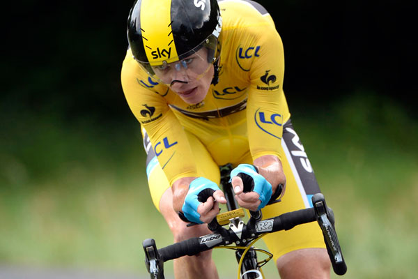 Chris Froome, Tour de France 2013, stage 17 TT Chris Froome, Tour de France 2013, stage 17 TT