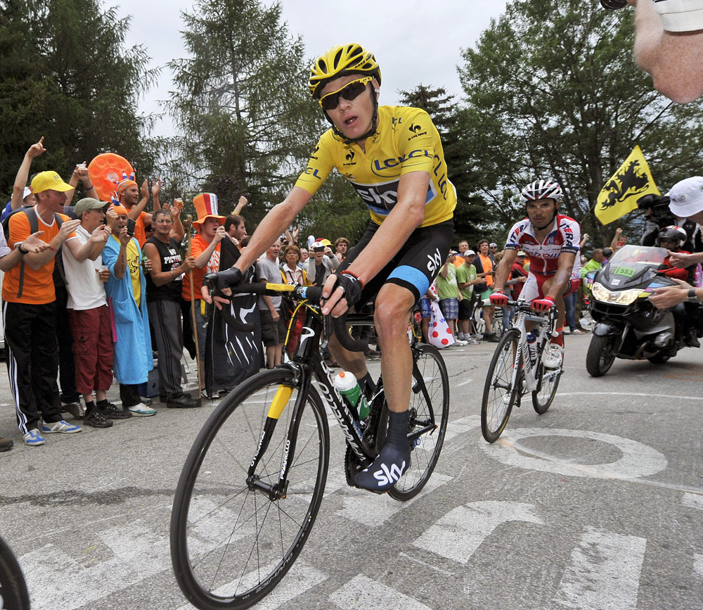 Chris Froome and Joaquim Rodriguez, Tour de France 2013, stage 18 Chris Froome and Joaquim Rodriguez, Tour de France 2013, stage 18