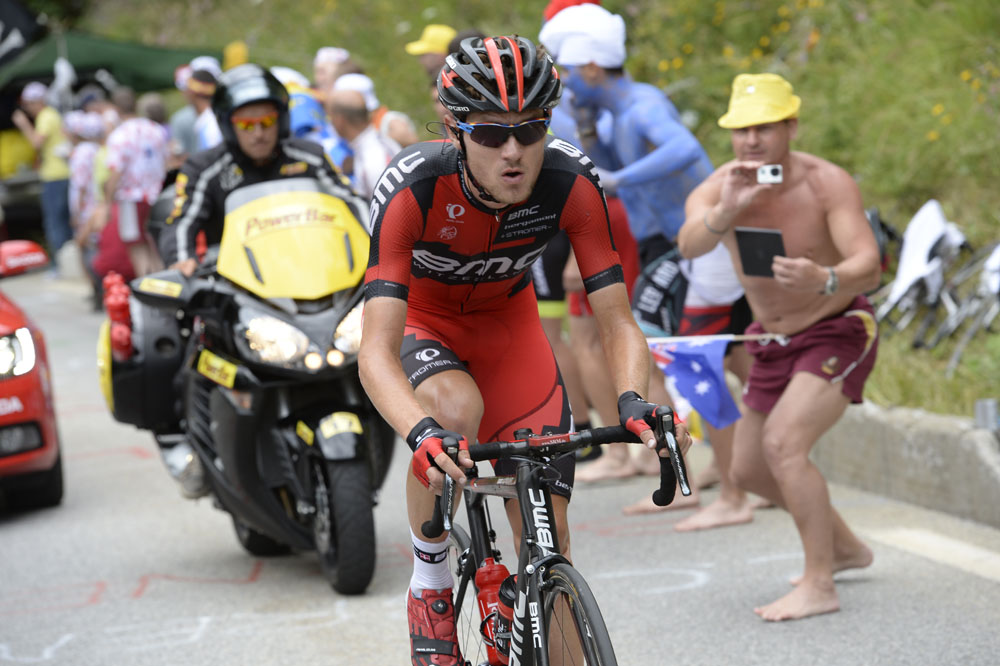Tejay Van Garderen puts in a gruelling solo effort, Tour de France 2013, stage 18 Tejay Van Garderen puts in a gruelling solo effort, Tour de France 2013, stage 18