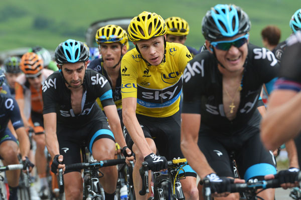 Photo: Chris Froome, Tour de France 2013. 