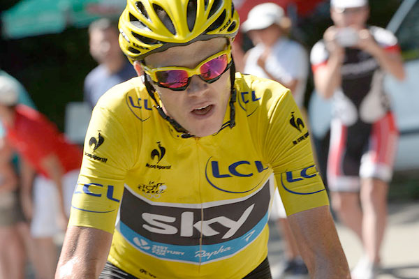 Chris Froome, Tour de France 2013, stage 20 Chris Froome, Tour de France 2013, stage 20