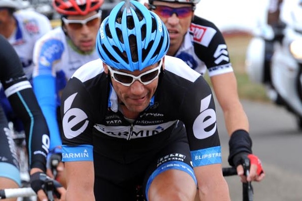 Andreas Klier in escape group, Paris-Tours 2011 Andreas Klier in escape group, Paris-Tours 2011