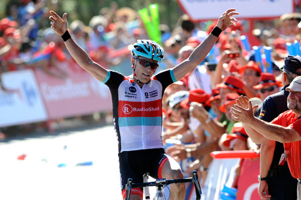 Chris Horner wins, Vuelta a Espana 2013, stage three Chris Horner wins, Vuelta a Espana 2013, stage three