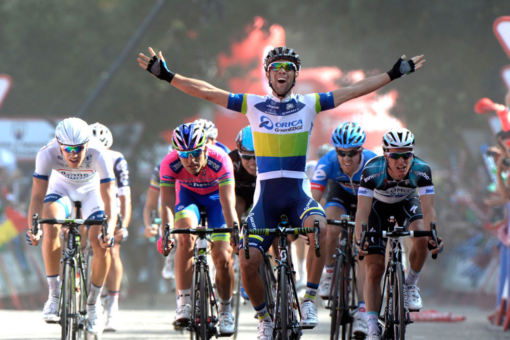 Mike Matthews wins Vuelta a Espana 2013, stage five Mike Matthews wins Vuelta a Espana 2013, stage five