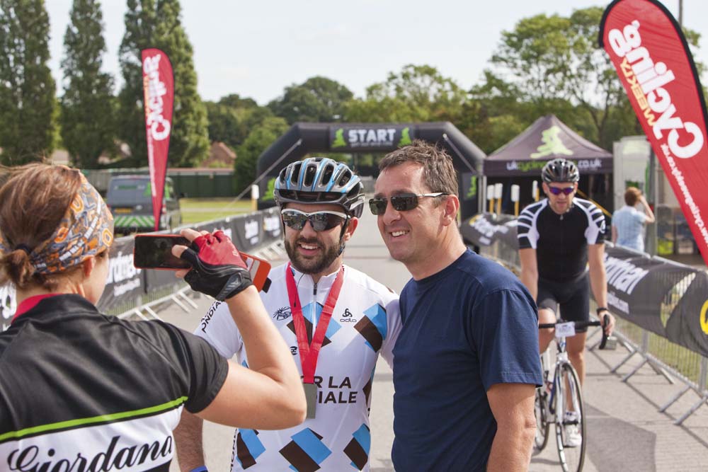 Chris Boardman, Cycling Weekly Malvern Mad Hatter cyclo-sportive 2013 Chris Boardman, Cycling Weekly Malvern Mad Hatter cyclo-sportive 2013