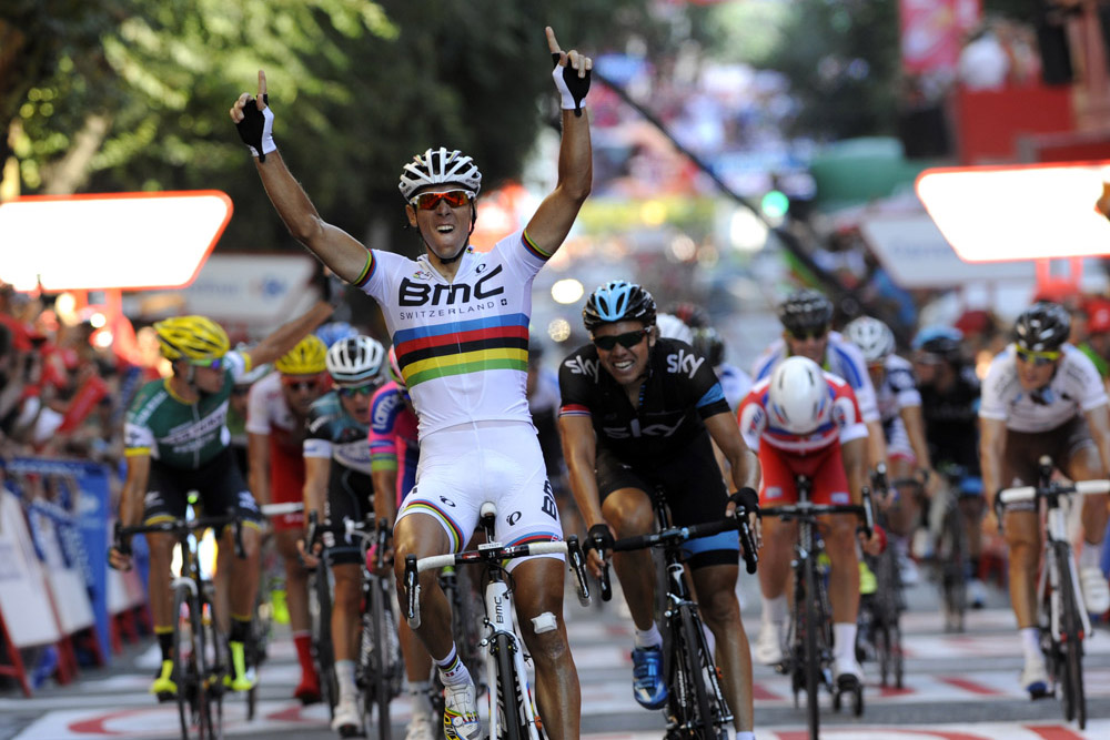 Philippe Gilbert wins Vuelta a Espana 2013 stage 12 Philippe Gilbert wins Vuelta a Espana 2013 stage 12