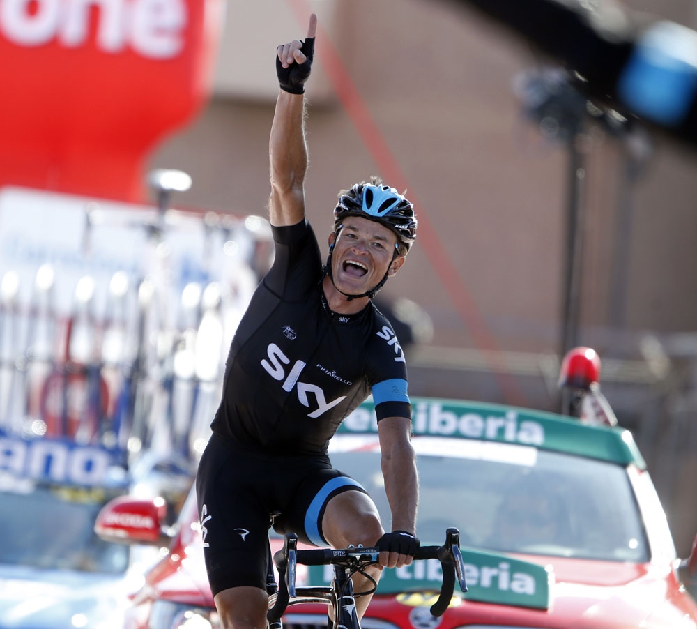 Vasil Kiryienka wins, Vuelta a Espana 2013, stage 18 Vasil Kiryienka wins, Vuelta a Espana 2013, stage 18