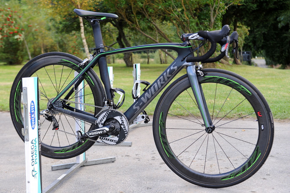 Mark Cavendish's Specialized bike, Tour of Britain 2013 Mark Cavendish's Specialized bike, Tour of Britain 2013