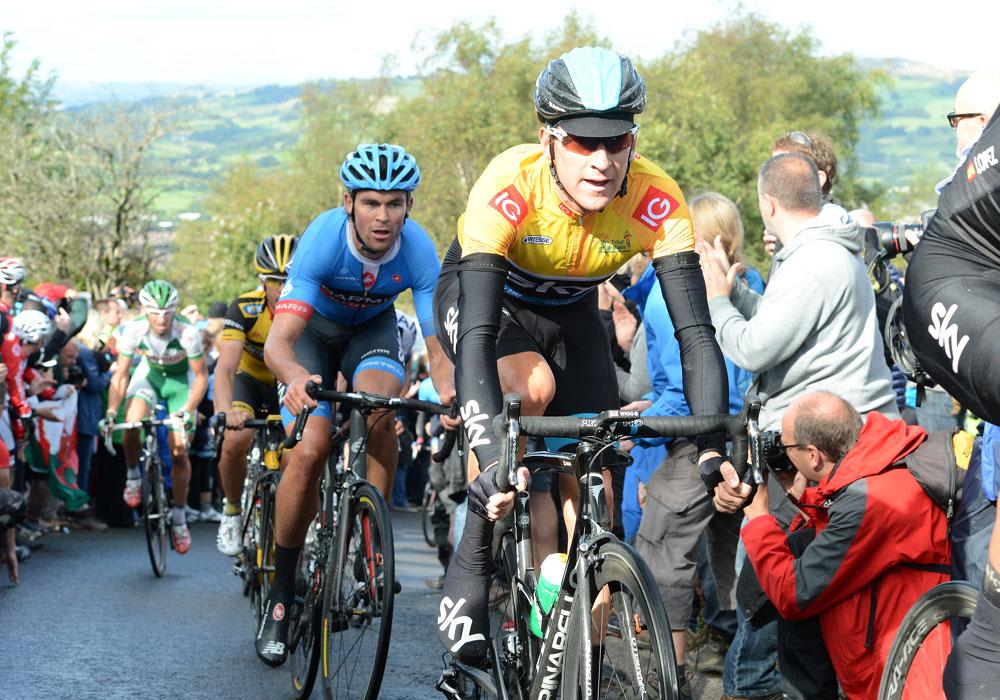 Photo: Bradley Wiggins, Tour of Britain 2013, stage five. 