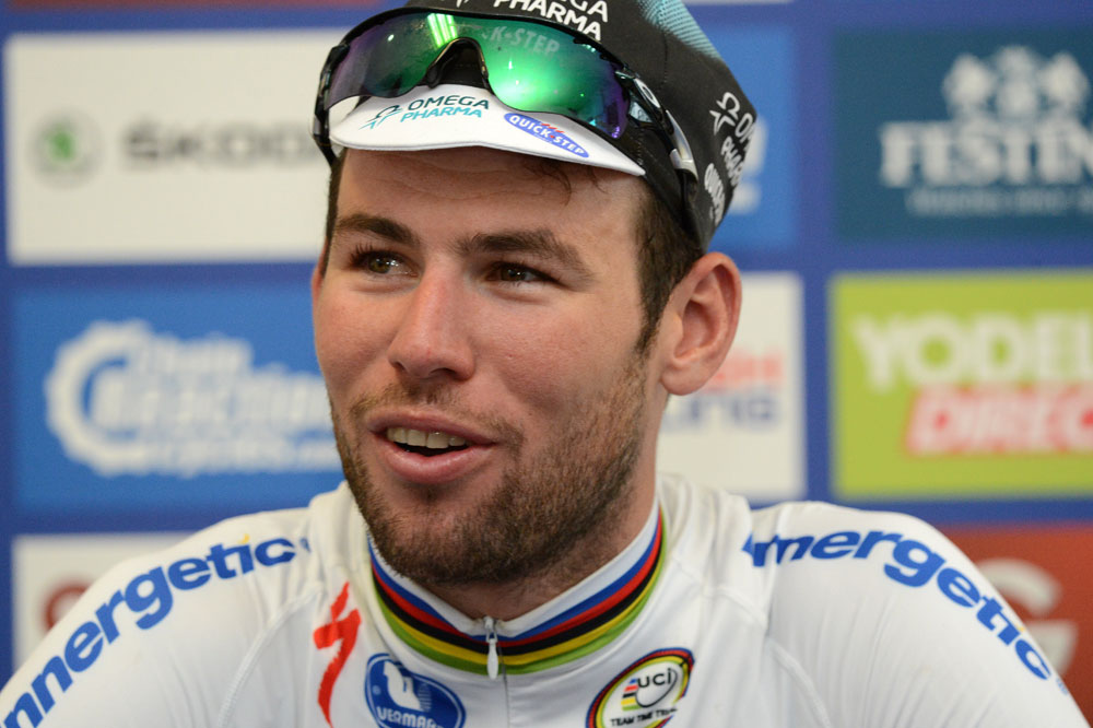 Photo: Mark Cavendish, stage winner, Tour of Britain 2013, stage seven. 
