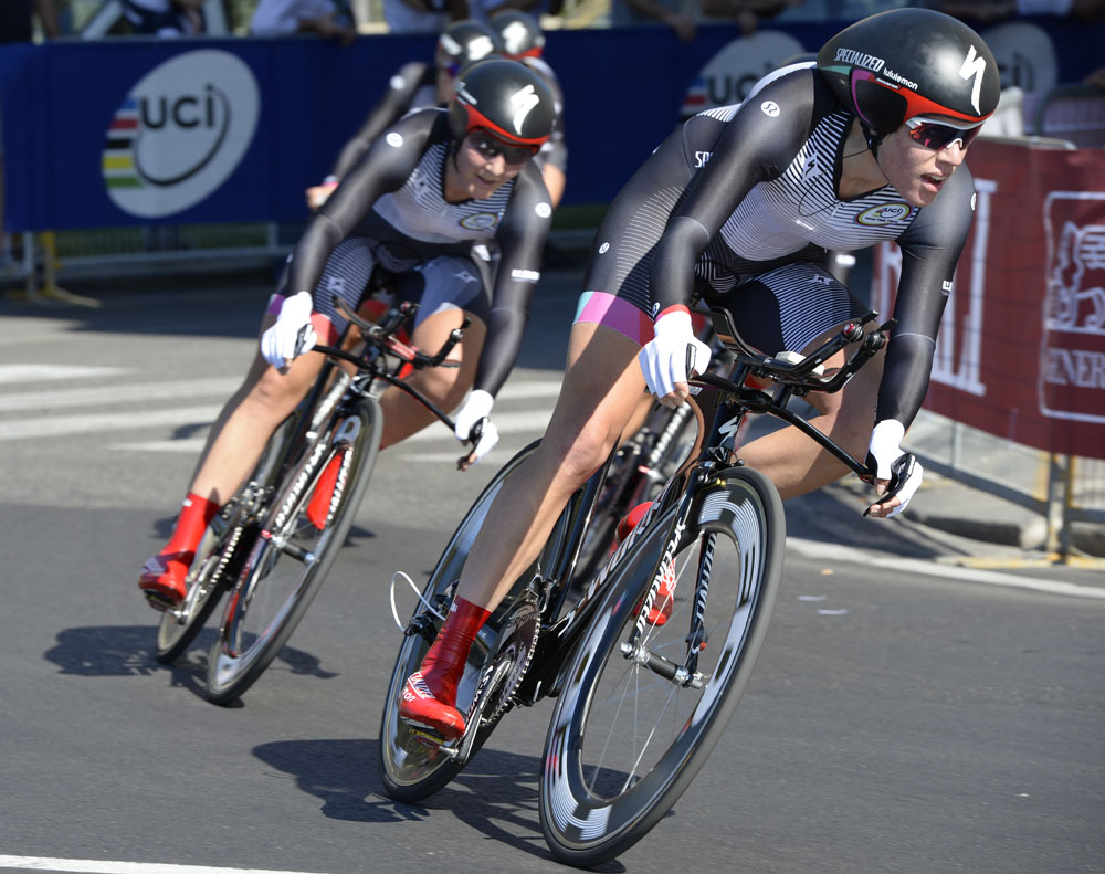 worlds13-womenttt-lulu.jpg Specialized-Lululemon, Women's team time trial, UCI Road Cycling World Championships 2013