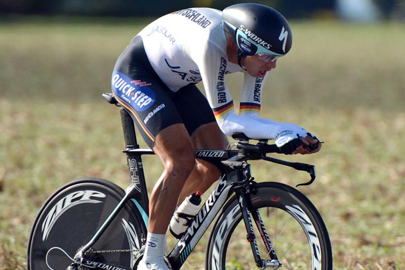 Photo: Tony Martin on way to winning 2012 Worlds TT title. 